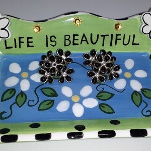 Coro Daisy Cluster Clip Earrings